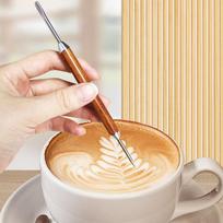 Stainless Steel Milk Pitcher 350ml 600ml 1000ml Latte Art Jug with Measurement for Coffee Barista Home Café Coffee Art Pen