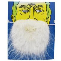 Funny Old Man Black Three-Piece Prank Suit with Fake White Beard and Whiskers One Size