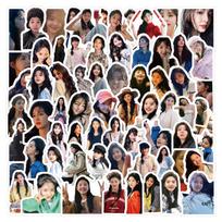 Zhang Ruonan Doodle Stickers: 100-Piece High-Value Set for DIY Planners, Phone Cases, and Water Cups.