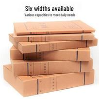 A4 Large Capacity Kraft Paper Storage Box for Documents and Files 1cm (Single Pack)