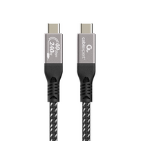 Cablexpert Premium USB4 Type-C charging and data cable, 40Gbps, 240 W, 0.5 m | CCBP-USB4-CMCM240-0.5M