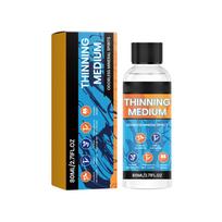 Artist Oil Paint Thinning Medium 80ML Odorless Mineral Spirits Suitable for Oil Painting and Cleaning Brushes with Fast Drying Properties One Size mėlyna