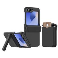 Amazon applies Samsung ZFlip7 bracket insert card anti-drop mobile phone case ZFlip6 folding mobile phone case Z FLIP7 juoda