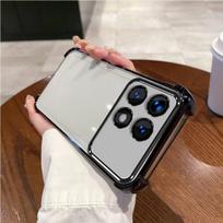 Case for Xiaomi POCO F8 Pro,F6 Pro Electroplated Color Border Clear Phone Casing Cover POCO F8 Pro juoda