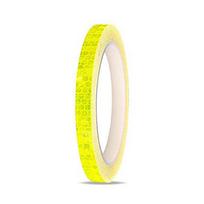GOODCHI Reflective Tape, Reflective Sticker, Fluorescent, Luminous Warning Tape, 1cm Length: 8m, Width: 1cm geltona
