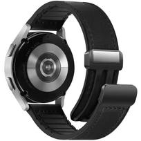 22mm 20mm Leather+Silicone Strap For Redmi Watch 5 Active/Lite Magnetic Buckle Wristband For Huawei Watch GT6/Pro/5/4/346mm Belt Width 22mm juoda