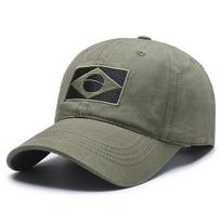 Brazil Flag Sun Protection Snapback Cap Men Summer Baseball Hat Breathable Quick-Dry Golf Cap Adjustable Airsoft Hat Adjustable juoda