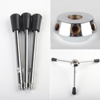 Universal Handle Base + M12 Rod Set for West Lake Xiling Z512/Z4116mm Bench Drill Press 3x M10 Regular Handles