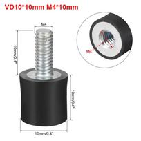 1Pcs New M4 M5 M6 M8 Rubber Shock Absorber Anti-vibration VD Type Crash Pad Male Thread Bobbin Mount Isolator For Boat Car