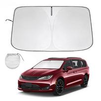 Priekinio stiklo saulės skydelis Chrysler Pacifica Minivan 2017- 2024 Langų saulės skydelis Saulės skydelio apsauga Sulankstomas Apsaugo nuo UV spindulių for Pacifica