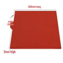 Red High-Temperature Silicone Foam Pressing Pad - Wear and Pressure Resistant for Heat Press Machines
