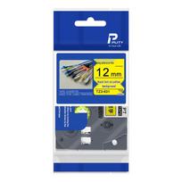 PUTY 12mm Black on Yellow Label Tape