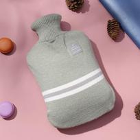 1000Ml Hot Water Bottles Bag Water-filling Hot-water Bag For Female Warm Belly Hands And Feet Keep Warmer Christmas Gift žalia