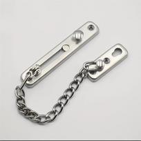 1pc Door Chain Lock Security Chain Guard Spring Anti Theft Press Heavy Duty Polished Latch Screw Guard Accessories sidabras