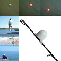 Puntos sport Naktinis mirksintis LED Signal Light Strike Alert Varpelis Žuvies įkandimo garso signalas one size