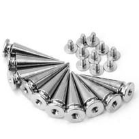 10 vnt. 8 mm Punk Rock Kūgio Varžtu Sagtis Kniedės Studs Smaigaliai Drabužiams Drabužiams Avalynei Krepšiams Odos Gamybai 10pcs