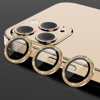 Prabangus blizgantis fotoaparato objektyvo apsauginis stiklas iPhone 17 Pro Max Air 16 15 14 13 fotoaparato apsauginis stiklas galinio objektyvo apsauga iPhone 13 Pro Max auksas