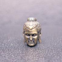 Shakyamuni Buddha Head Brass Lanyard Pendants Buddhism Paracord Beads Charms EDC DIY Umbrella Rope Bracelets Accessories Jewelry žalvaris