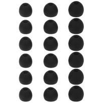 18 vnt. silikoninių atsarginių ausinių antgalių 3,8 mm–4,2 mm purkštukui, maži, vidutiniai, dideli S/M/L juoda