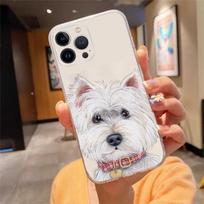 Phone Case For Iphone 14 13 12 11 Pro Max Xs Max Xr X 12mini 14 Plus Se Cute Yorkshire Terrier Dog Case Funda Capa Cell iphone 14Pro brown