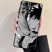 Jujutsu Kaisen Gojo Satoru Wolf telefono dėklas, skirtas Samsung Galaxy A53 A32 A71 A31 A51 A23 A33 A52 A13 A21s A72 A22 silikoninis dangtelis Samsung A11