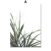 Abstraktaus Žalio Augalo Gamtos Lapo Sienos Dailė Drobės Tapyba Nordic Plakatai Ir Spaudiniai Sienos Dailės Paveikslai Svetainei Namų Dekoravimui A4 21x30cm No Frame