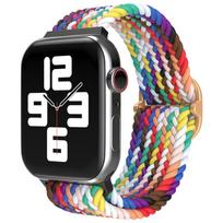 Reguliuojamas nailoninis pintas dirželis Apple laikrodžiui 8 7 6 5 4 SE 44 mm 40 mm elastinis keičiamas apyrankės riešo dirželis, skirtas iwatch 3 42 mm 38 mm apyrankei 38mm or 40mm or 41mm