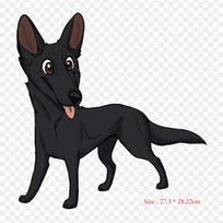 Dog Breed Australian Kelpie Iron on Heat Transfer Printing Vinyl Patches Sticker for Clothes DIY Appliques Washable Patches brown