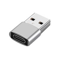 USB į C tipo OTG adapteris USB USB-C kištukas į mikro USB Type-c moteriškas keitiklis, skirtas Macbook Samsung S20 USBC OTG jungtis sidabras