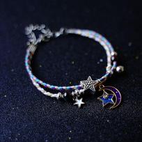 RUI RUI YU Star Moon pintinė apyrankė Moteris, studentė, mergina, miela vaikiška