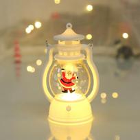 LED žibintų šviesos kalėdiniai papuošalai Kalėdų Senelis Linksmų Kalėdų papuošimai namams 2023 Kalėdos Navidad Noel Dovana Naujiesiems Metams With Battery beige