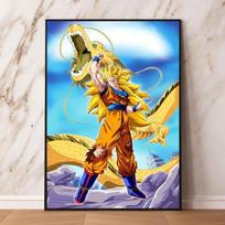 Populiarūs anime plakatai, „Dragon Ball Goku“ dovanų dekoracijos, šiuolaikiški namų dekoravimo paveikslėliai, klasikiniai modeliai 21cm×30cm NoFrame