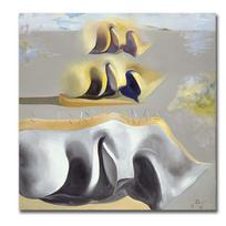 Salvador Dali Daros paveikslų paslaptis Gala Drobės Paveikslų Plakatai Spaudiniai Sienos Menas Paveikslas Svetainės Dekoras Cuadros 30x30cm Unframed beige