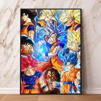 Anime plakatas Dragon Ball Goku dekoravimas dovanų tapyba vaikų miegamajame 21cm×30cm NoFrame