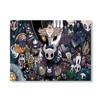 Naujas žaidimas „Hollow Knight“ plakatas ir spausdinimo kambario apdaila Anime žemėlapio drobė 21cm×30cm NoFrame