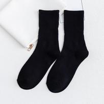 Vientisos dryžuotos juodos baltos trumpos kojinės moterims Harajuku hip-hop riedlentės ekipažo kojinės Medvilninės laisvalaikio unisex vyriškos/moteriškos kojinės one size juoda