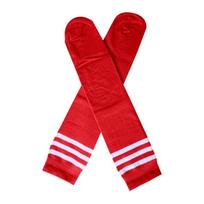 Futbolas, sportinės kojinės, ilgais keliais, medvilninės elastano spalvos, vaikams, antblauzdžiai, kojinės, futbolas raudona