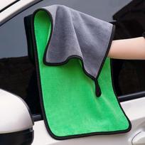 Automobilių plovimo mikropluošto rankšluostis Automobilių valymo džiovinimo šluostė Apklijuojama automobilių priežiūros šluostė, detalizuojanti automobilių plovimo rankšluostį 30cm x 30cm žalia