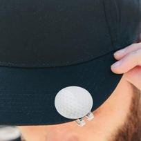 Golfo kamuoliuko žymeklis naujoviškas profesionalų kepurės segtukas magnetinis skrybėlės Golf Ball white