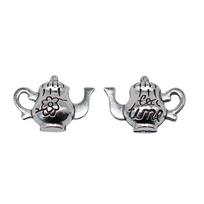 Arbatinuko virdulio pakabukai nagų pakabukai mieli papuošalai vyrams A18-4pcs-12x16mm