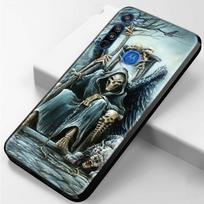 Juodas minkštas dėklas, skirtas Motorola Moto G30 G8 G9 Plus G Power One Fusion E6s E7 Plus Edge Plus telefono dangtelis Shell šėtoniškas baisus kaukolė Moto G Stylus
