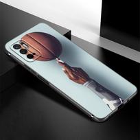 Krepšinio lankas Telefono dėklas Xiaomi Redmi Note 7 8 9 10 Lite 11 11E 11T 12 Pro 11S 4G 10T 5G 8T 9S 10S Minkštas TPU Juodas Dangtelis Redmi Note 7(Pro)