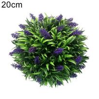20/25 cm dirbtinio plastiko levandų gėlių kamuoliukų sodo vestuvių ceremonijos dekoras 25cm violetinė/žalia