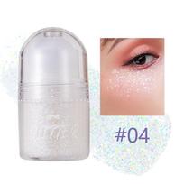 Roller Ball Glitter Gel Stage Makeup Glitter Glitter Gel Body Paint Colorful Eye Shadow 25ml One Size white