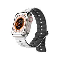Silicone Strap For Apple Watch Ultra 2 1 49mm Series 9 8 7 45mm 44mm 42mm 38mm 40mm Sports Band For iWatch 6 5 4 3 Se Bracelet Accessories 38/40/41mm