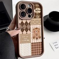 Telefono dėklas, skirtas iPhone 11 13 12 14 15 16 Pro Max 7 8 Plus XR XS Max Samsung A55 S24 S23 A02S Redmi 9 13C 9A 10 A3 OPPO A15S A16 A17 A18 A38 A53 A54 A31 SamSung A03S kava