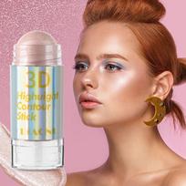 Daugiafunkcinė Contouring Stick Matte Concealer Foundation Bronzer Stick Nose Shadow Stick Face Definition Solid Contouring Cream Make-up Stick 203#