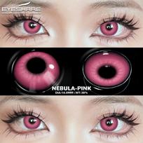 Eyeshare 1 pora Cosplay spalvotų kontaktinių lęšių akims Anime Priedai Rožiniai lęšiai Helovino mados Kosmetikos vyzdžių akių lęšiai