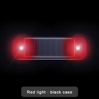 Mini LED saulės energijos automobilio įspėjamoji lemputė Nakties apsaugos imituojama signalizacija, belaidė apsaugos nuo vagystės įspėjamoji lemputė Mirksi neveikianti aliarmo lemputė raudona