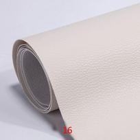 Savaime prilipę daugiaspalviai dirbtinės sintetinės pu odos pleistrai, skirti sofos skylėms taisyti 10*20cm smėlis